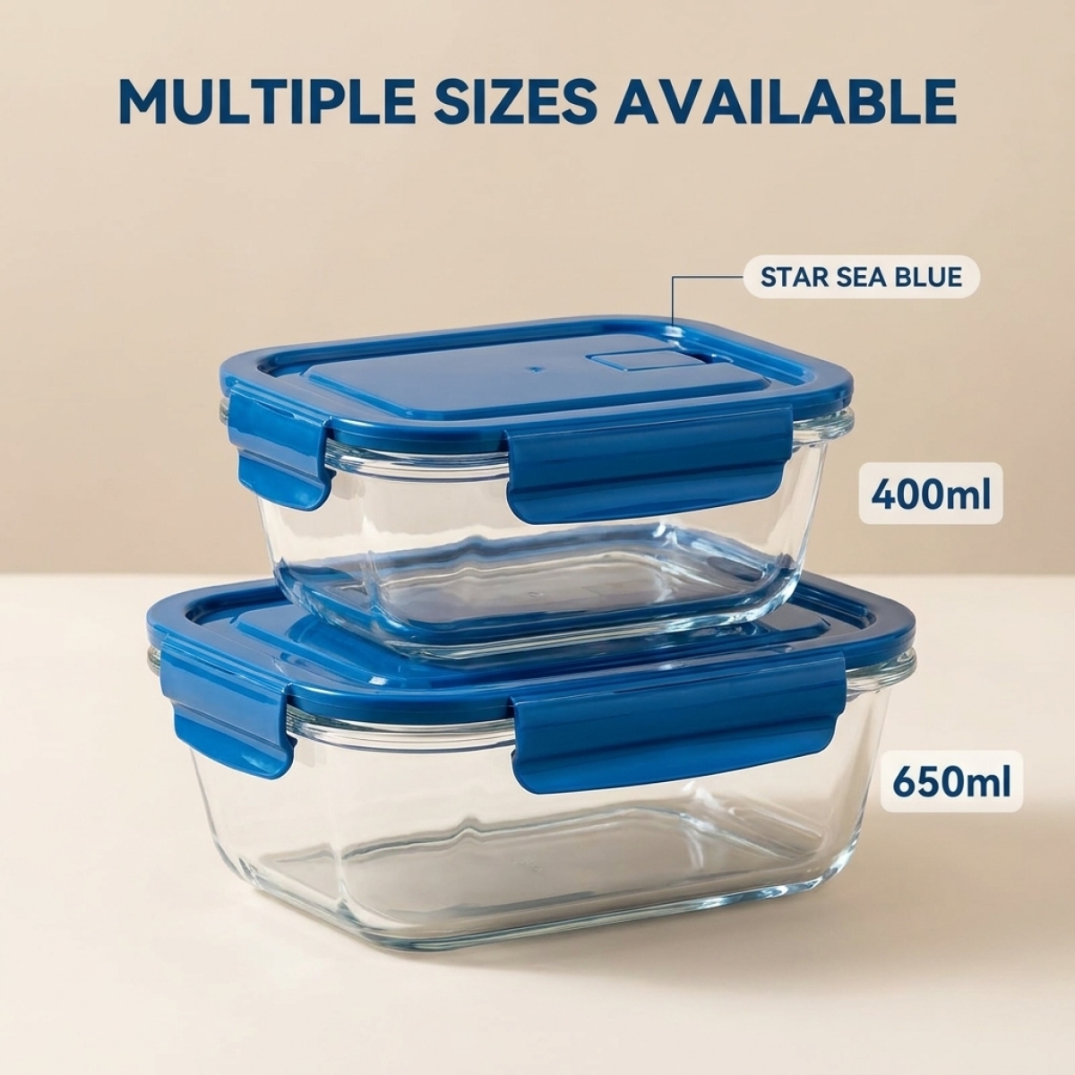 Meal Prep Organizer - Glass Meal Prep Containers with Smart