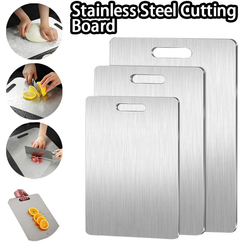 Food Prep Mat - Food-Grade Double-Sided Thickened Stainless Steel Cutting