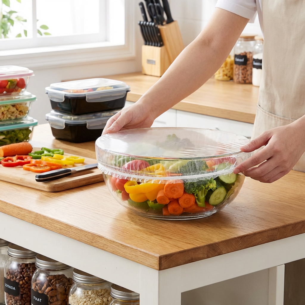 Meal Prep Plan - Disposable Food Storage Covers - Elastic