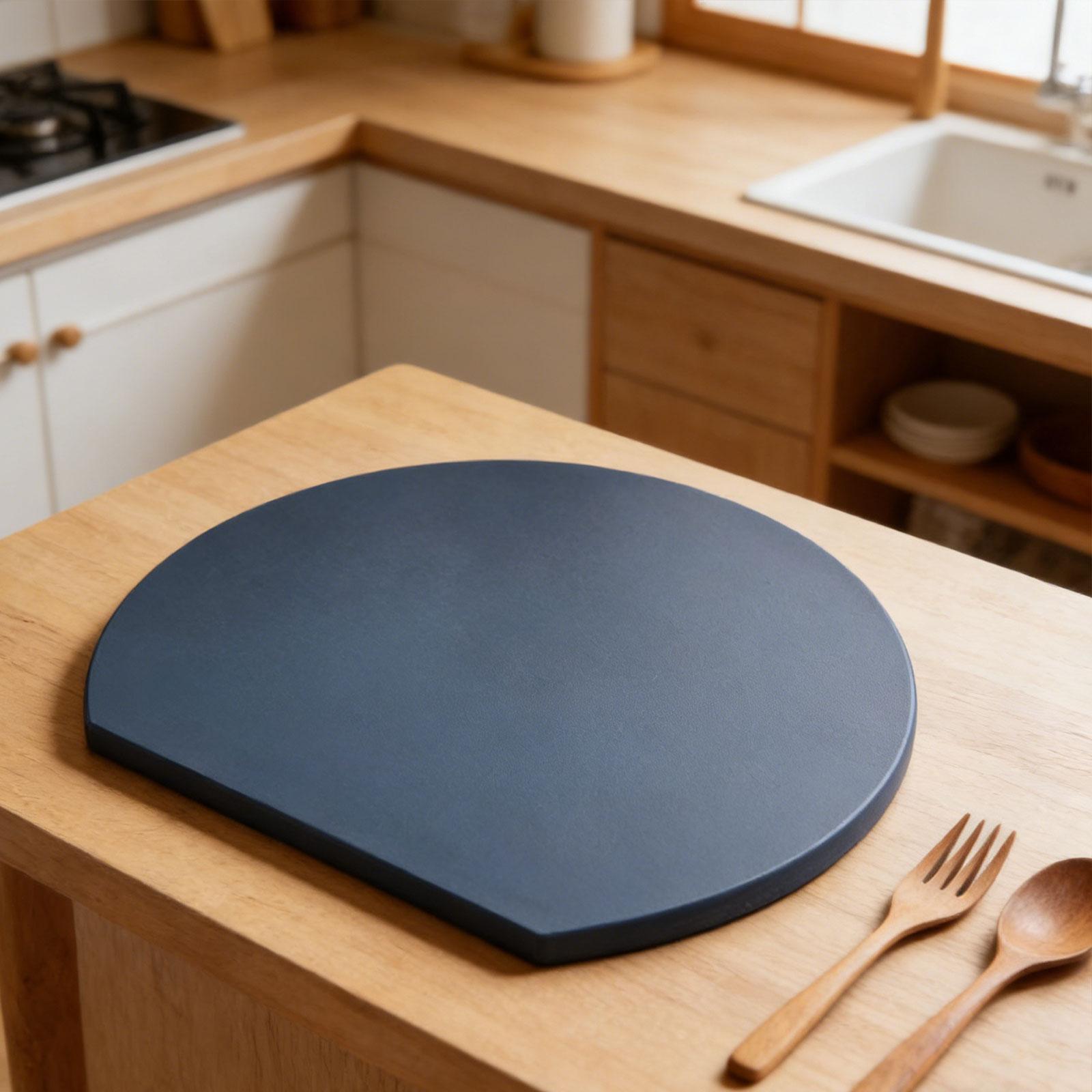 Food Prep Mat - Flexible TPU Cutting Board Half Round