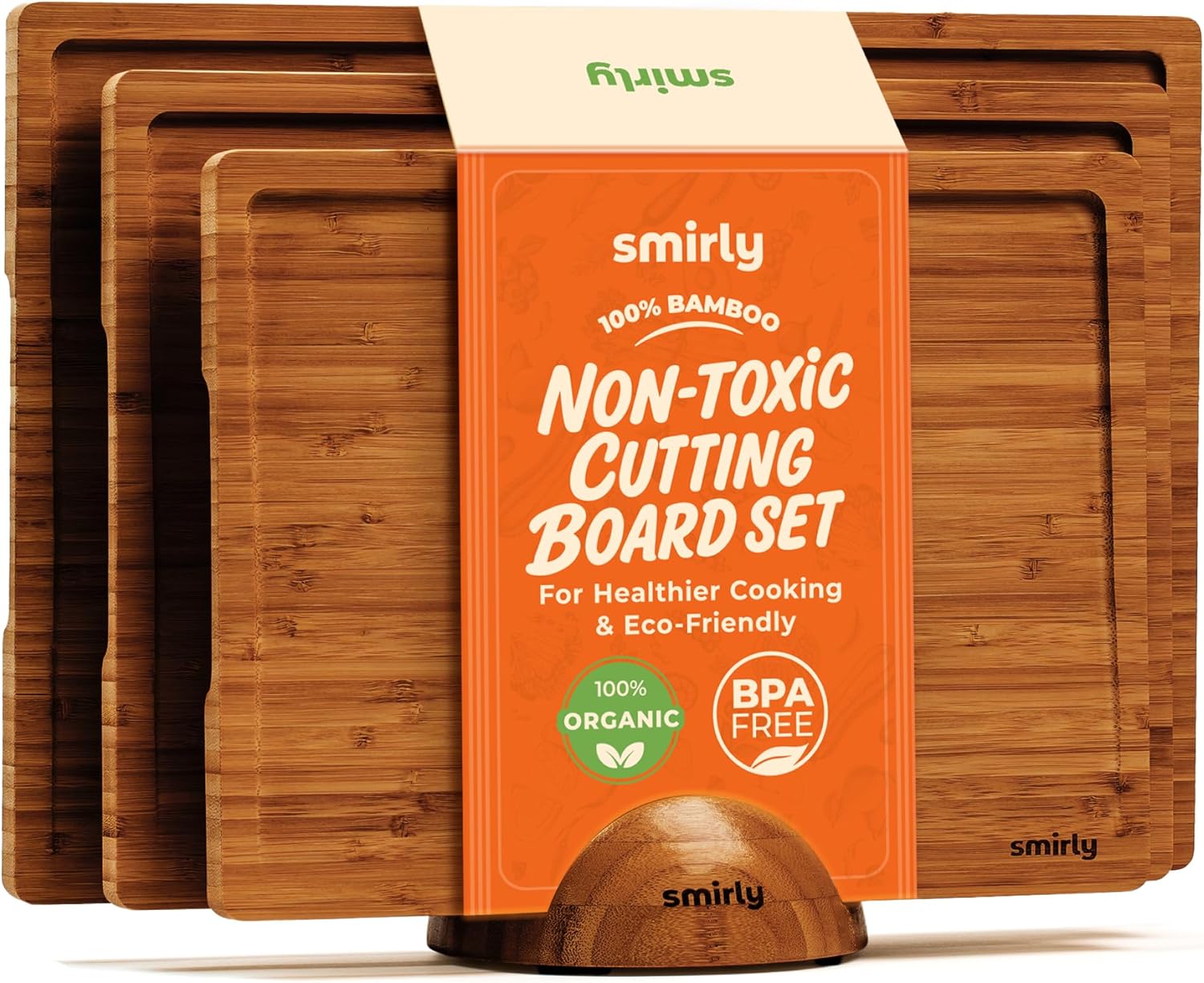 Meal Prep Cutting - Bamboo Cutting Board Set of 3