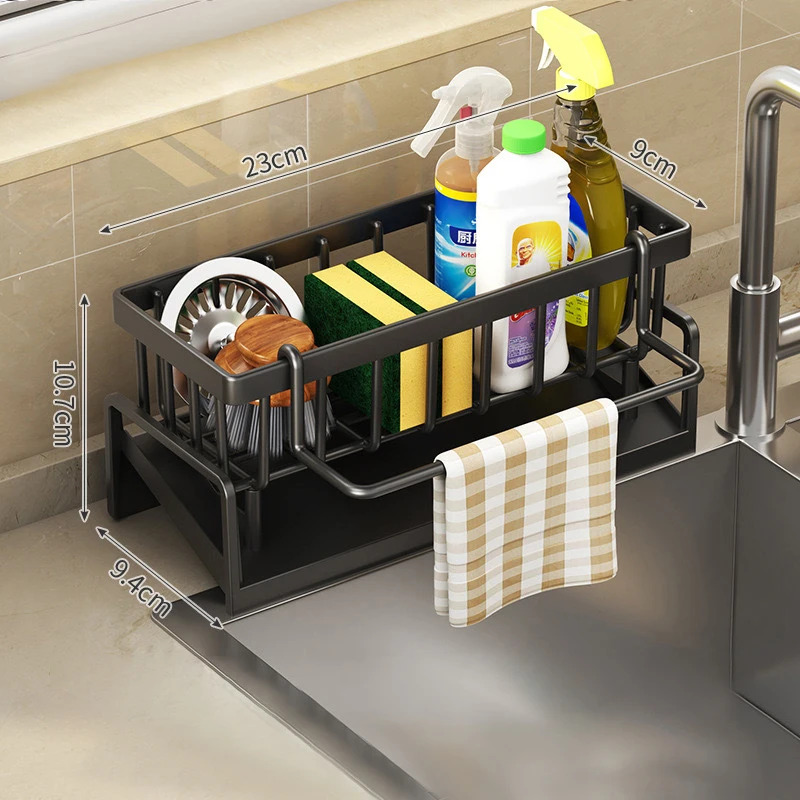 Meal Prep Organizer - Multifunctional Kitchen Sponge Draining & Storage