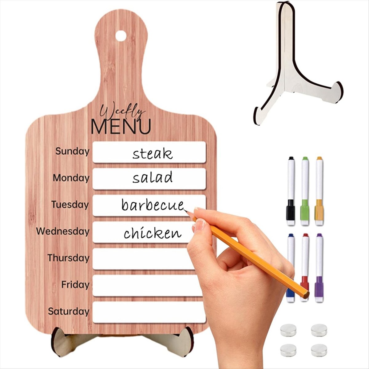 Meal Prep Plan - A32I Fridge Meal Planner, Weekly Meal