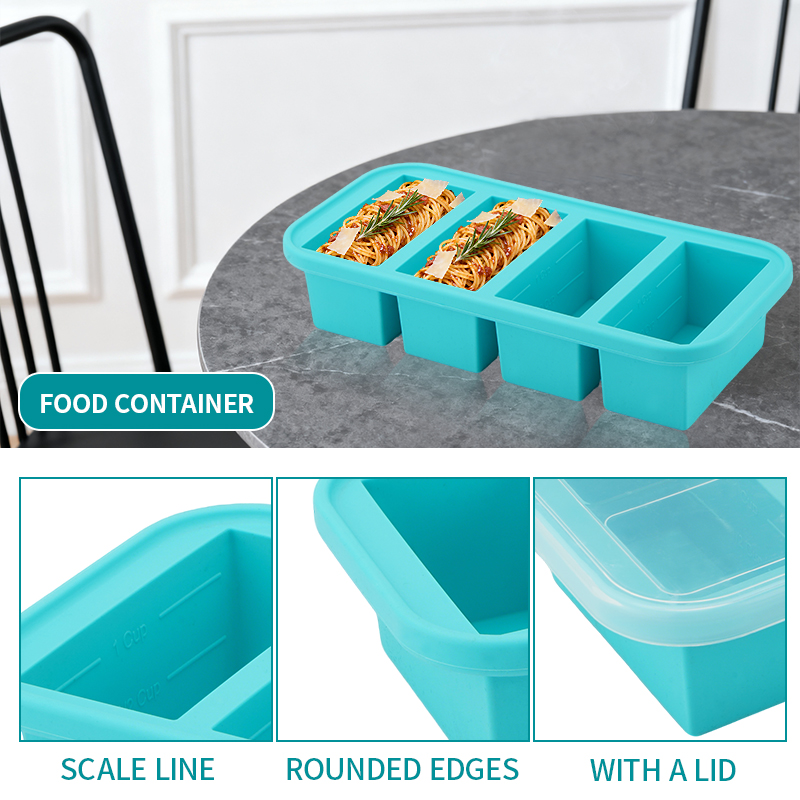 2 or 3-piece Silicone Freezer  – Meal Prep Or Prep Meal Bewertung und Preis