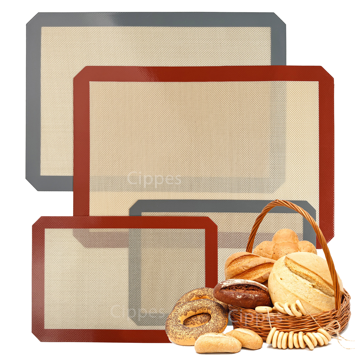 1PC, 2PCS Silicone Baking Mats – Food Prep Mat Bewertung und Preis