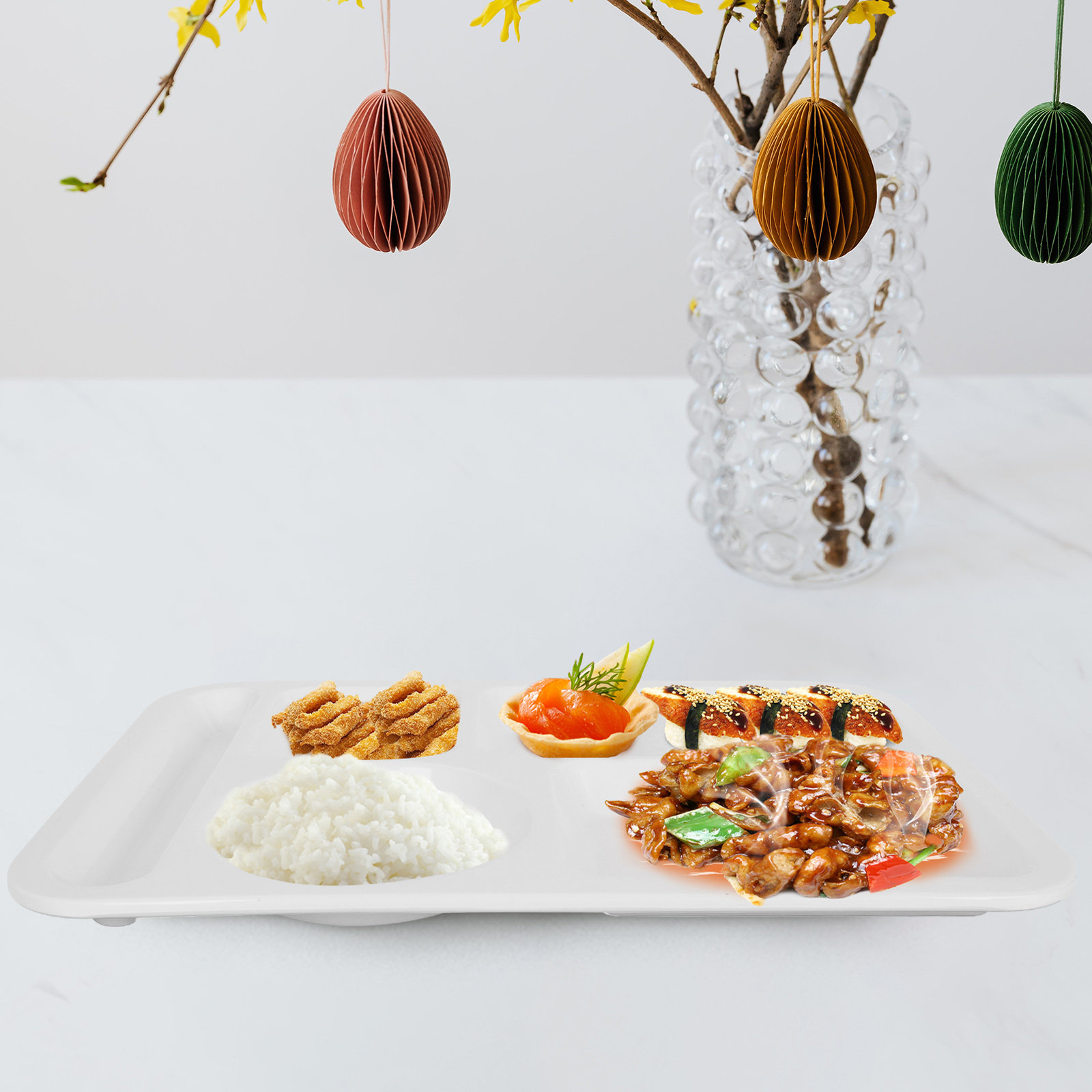 6-Grid Divided Breakfast Plate – Meal Prep Healthy Lunch Bewertung und Preis