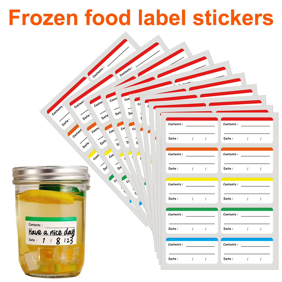 100Pcs Freezer Labels Easy Pee – Meal Prep Frozen Bewertung und Preis
