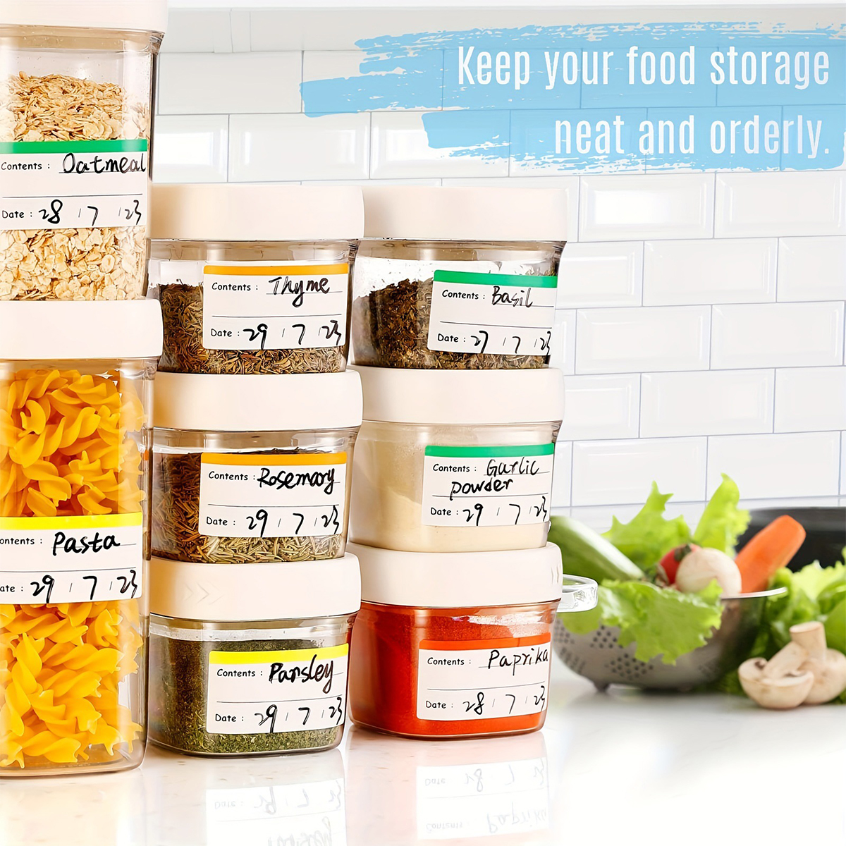 100Pcs Freezer Labels Easy Pee – Meal Prep Frozen Bewertung und Preis