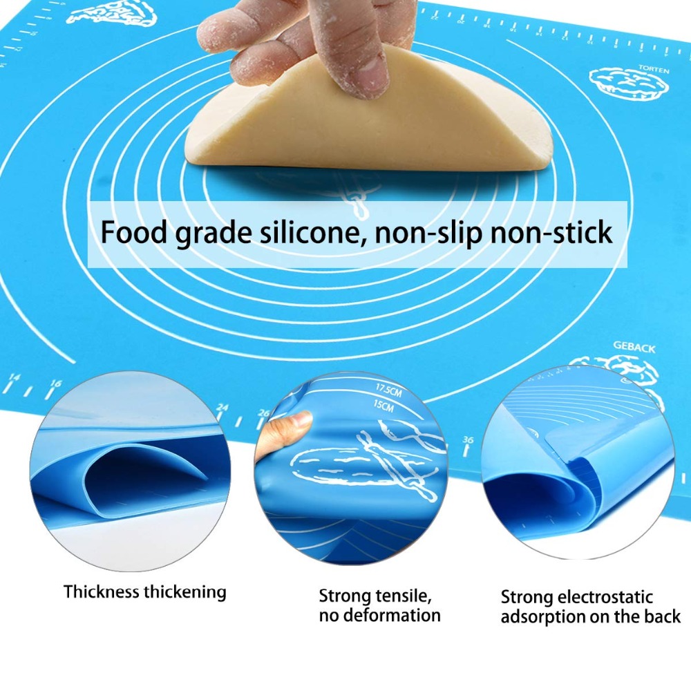 70/50/40cm Silicone Baking Mat – Food Prep Mat Bewertung und Preis