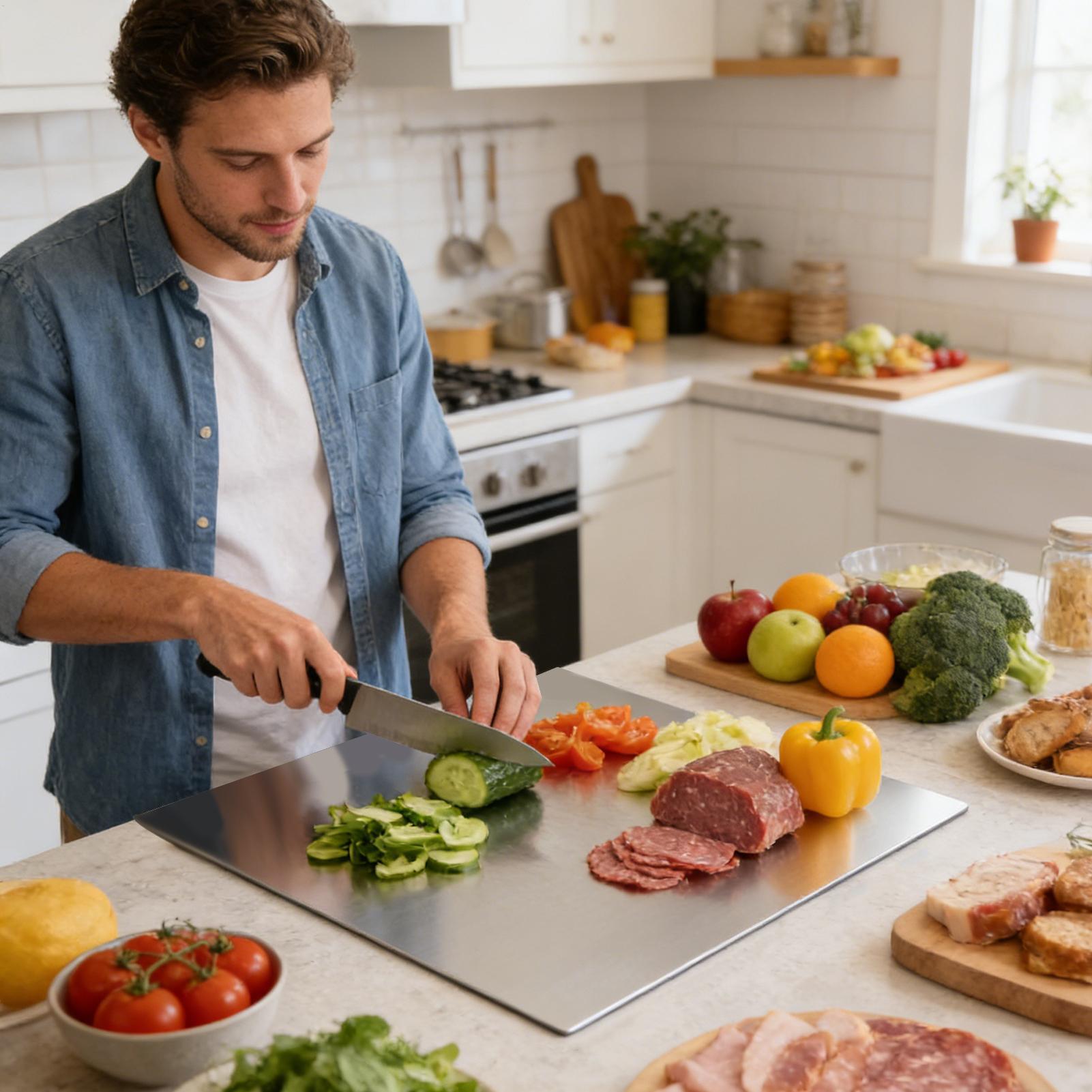 Stainless Steel Cutting Board  – Meal Prep Cutting Bewertung und Preis