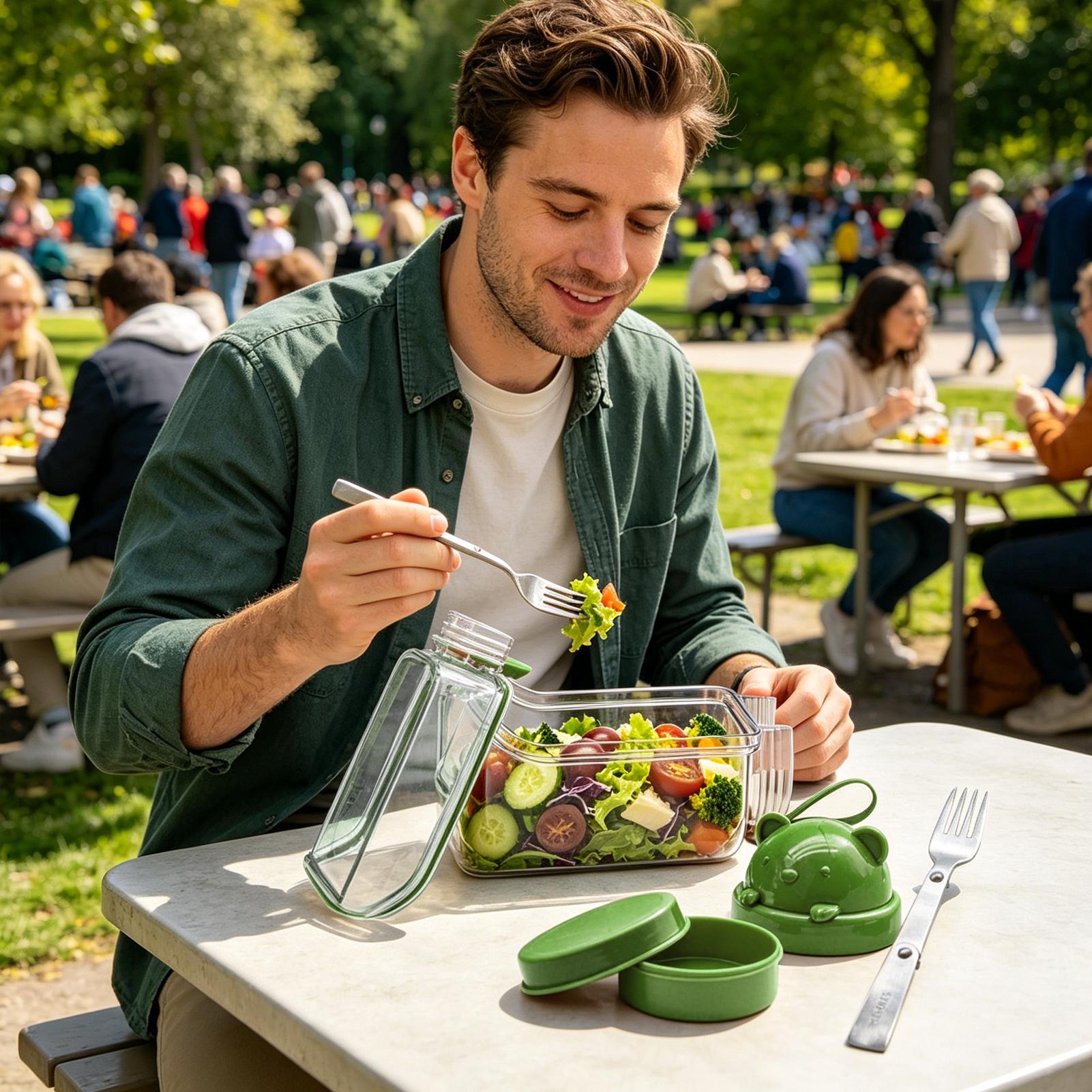 Salad Jar Clear Food Canisters – Meal Prep Restaurant Bewertung und Preis