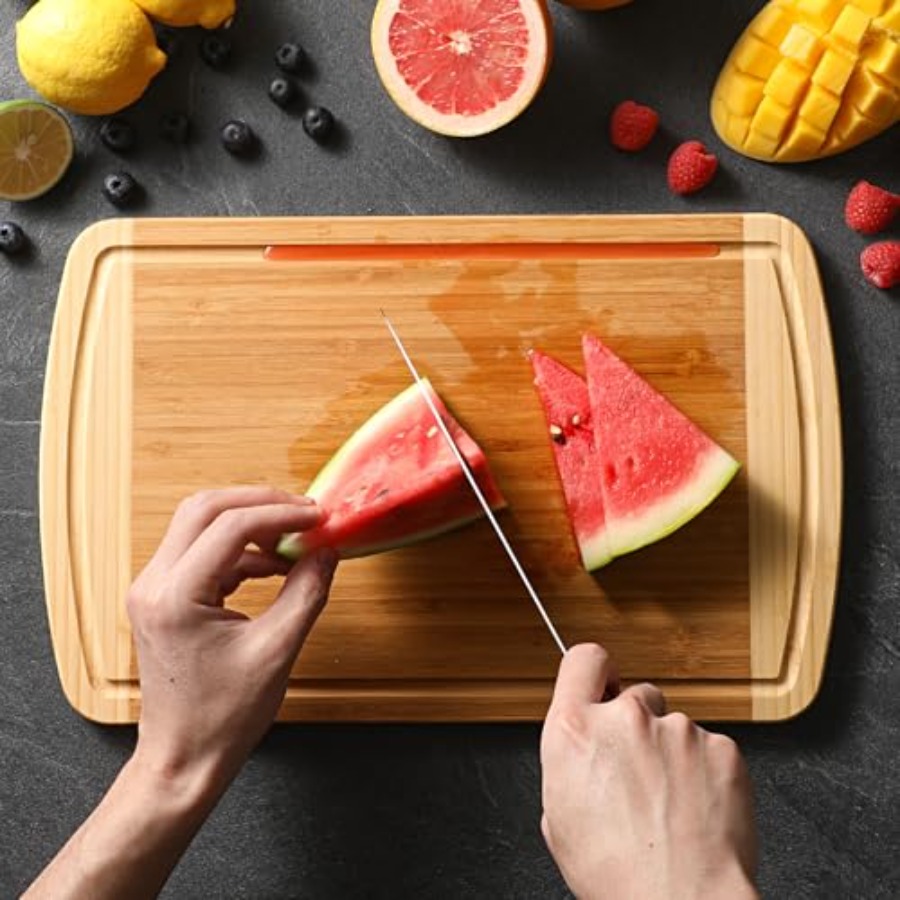 Large Wooden Cutting Board for – Meal Prep Cutting Bewertung und Preis