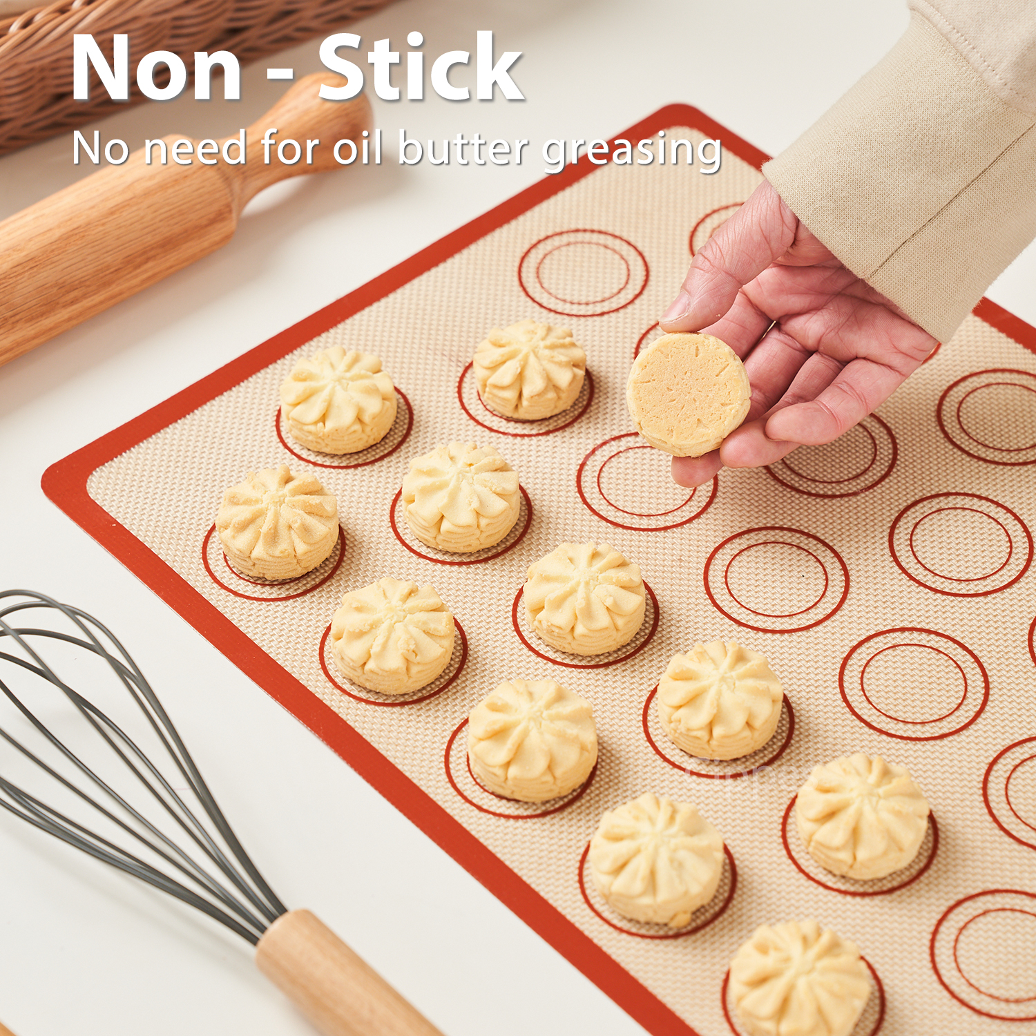 1PC Silicone Baking Mat for Ov – Food Prep Mat Bewertung und Preis