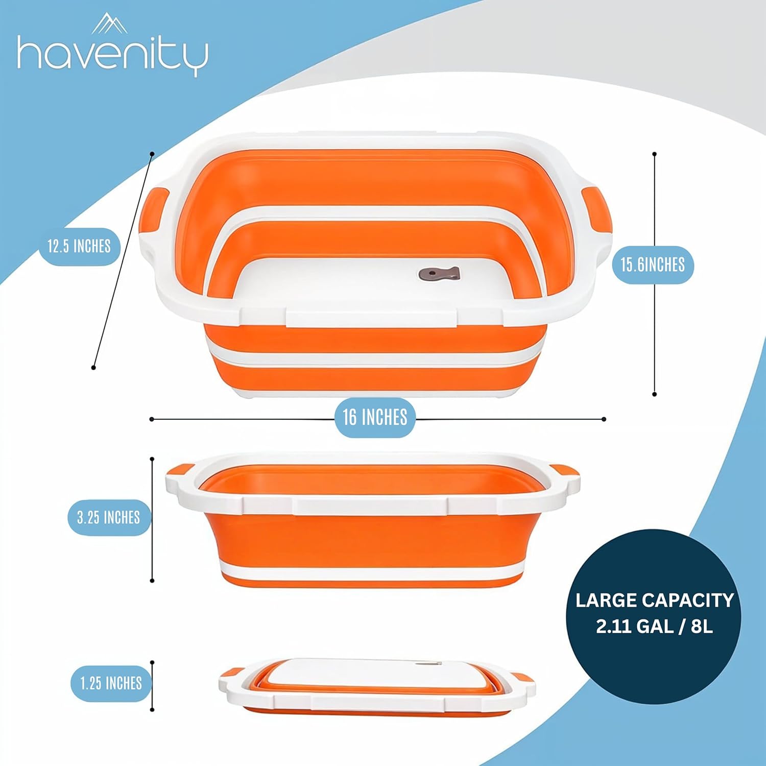 8L Collapsible BBQ Prep Tub wi – Meal Prep Cutting Bewertung und Preis