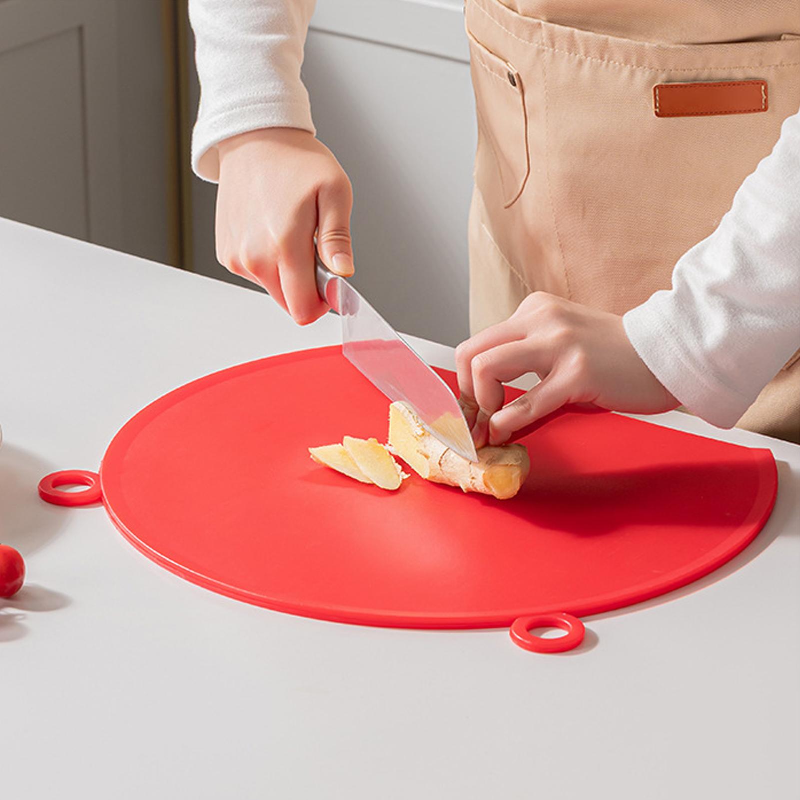 Cutting Board Silicone D-Shape – Food Prep Mat Bewertung und Preis