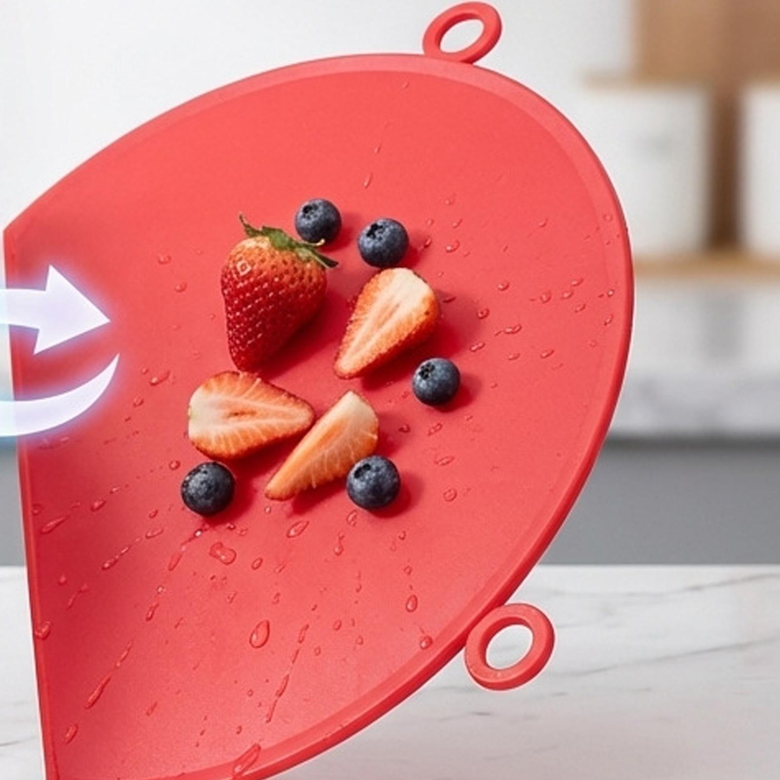 Cutting Board Silicone D-Shape – Food Prep Mat Bewertung und Preis