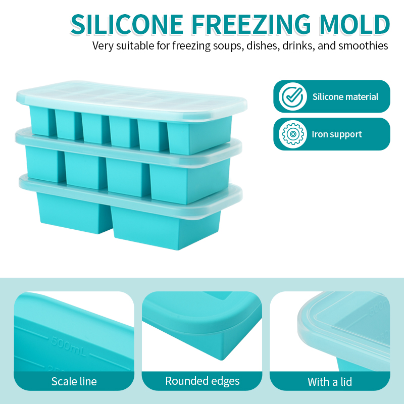 2 or 3-piece Silicone Freezer  – Meal Prep Or Prep Meal Bewertung und Preis