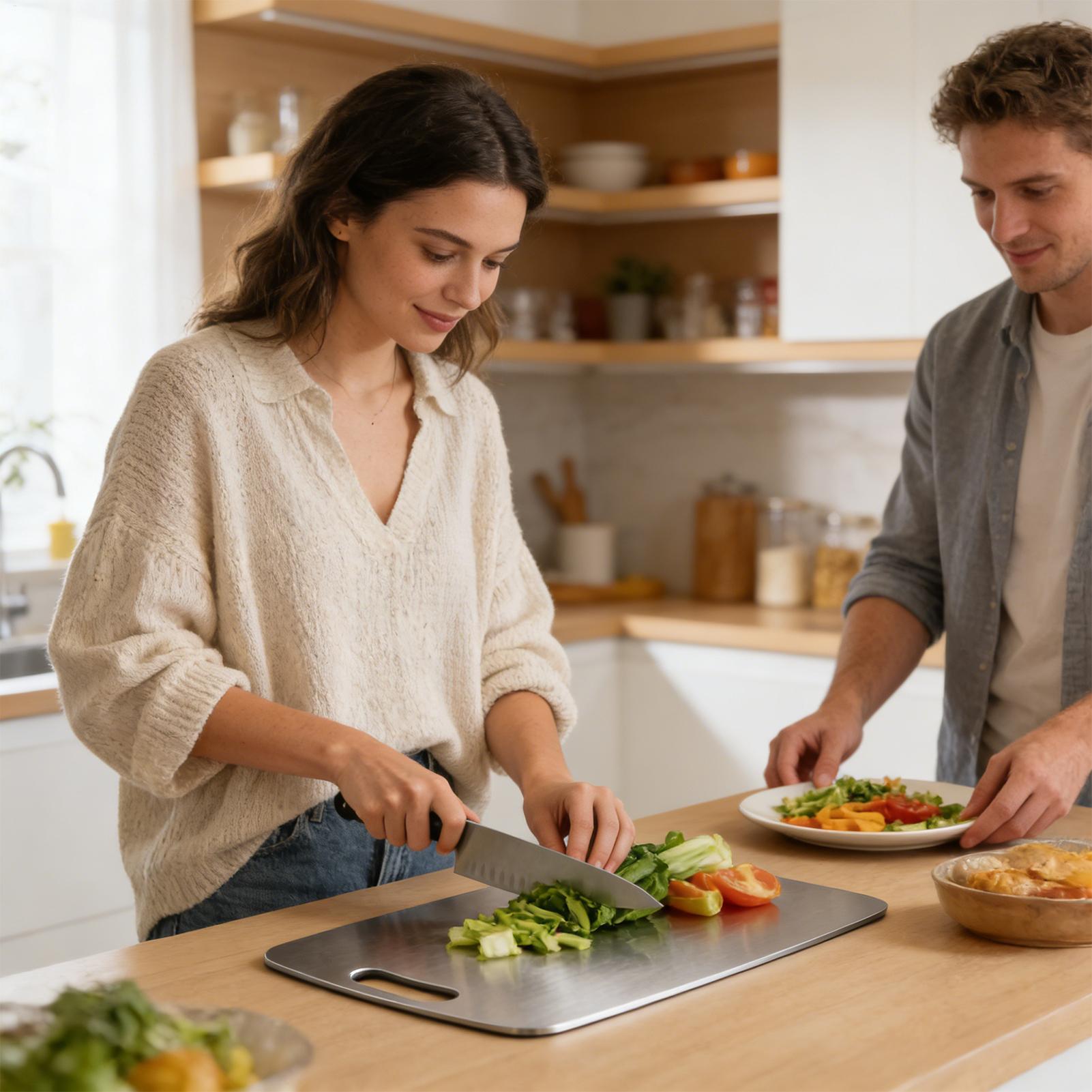 Stainless Steel Cutting Board  – Meal Prep Cutting Bewertung und Preis