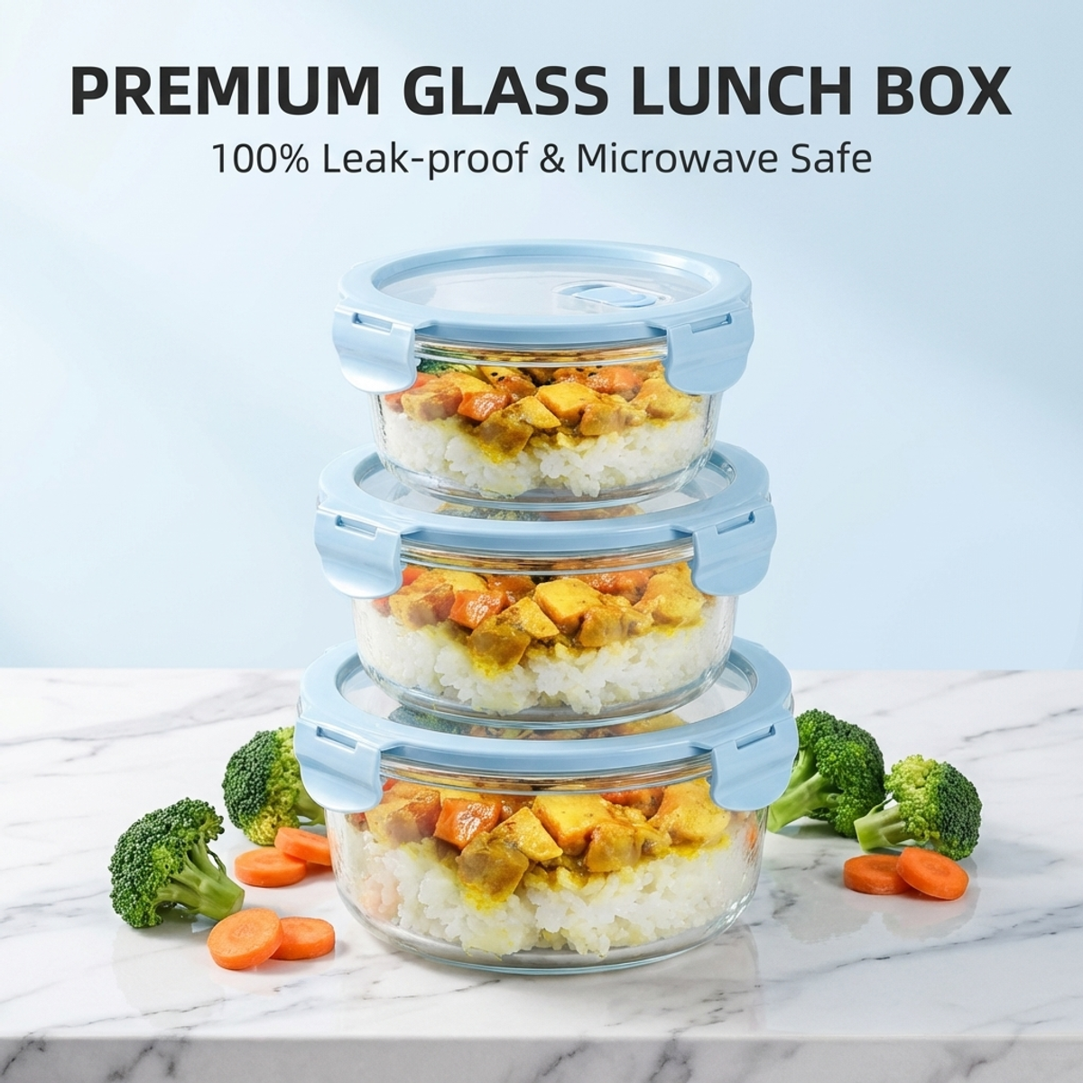 Round Glass Food Containers wi – Meal Prep Plan Bewertung und Preis