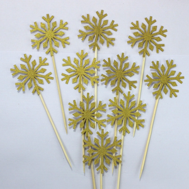 10 Pcs Snowflake Cupcake Toppe – Meal Prep Frozen Bewertung und Preis