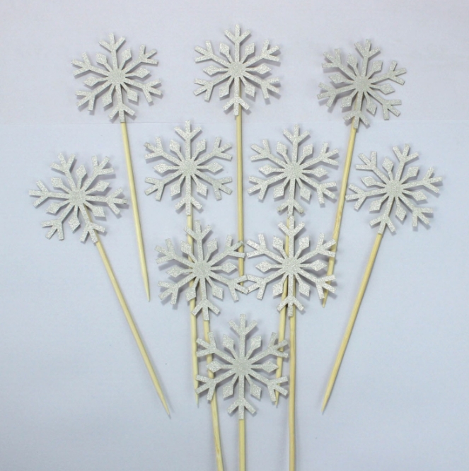 10 Pcs Snowflake Cupcake Toppe – Meal Prep Frozen Bewertung und Preis