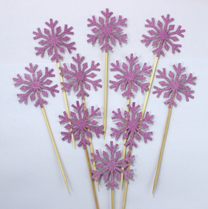 10 Pcs Snowflake Cupcake Toppe – Meal Prep Frozen Bewertung und Preis
