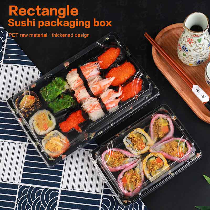 10Pcs Thickened Sushi Box With – Meal Prep Restaurant Bewertung und Preis