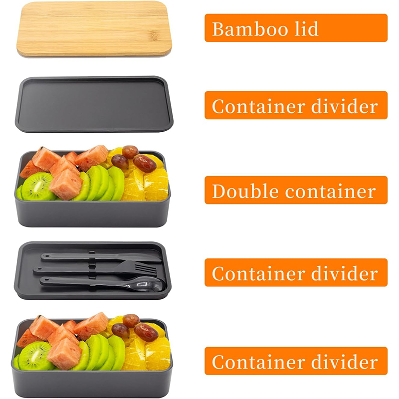 Japanese Bento Box with Bamboo – Meal Prep Or Prep Meal Bewertung und Preis