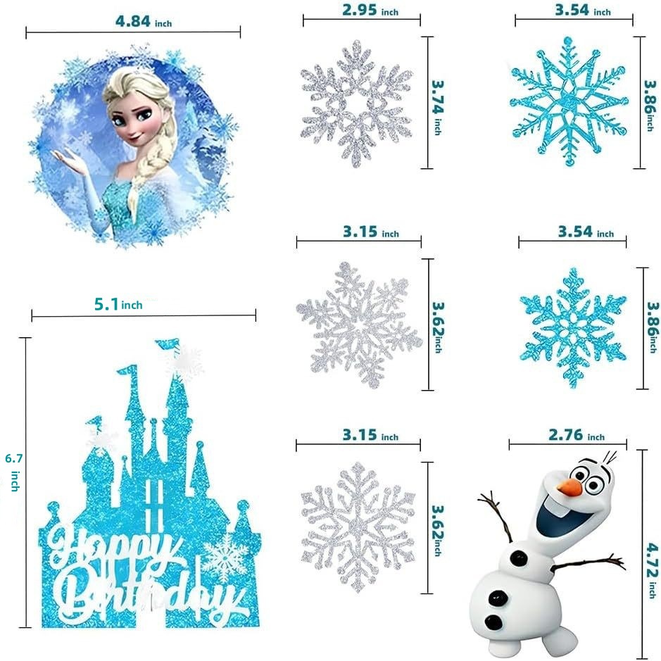 Frozen Elsa Princess Cake Topp – Meal Prep Frozen Bewertung und Preis