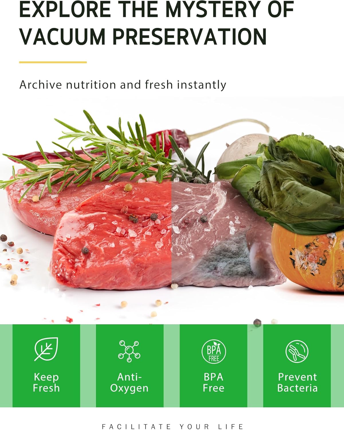 Vacuum Sealer Bags, 6 Pack 3 R – Meal Prep Or Prep Meal Bewertung und Preis
