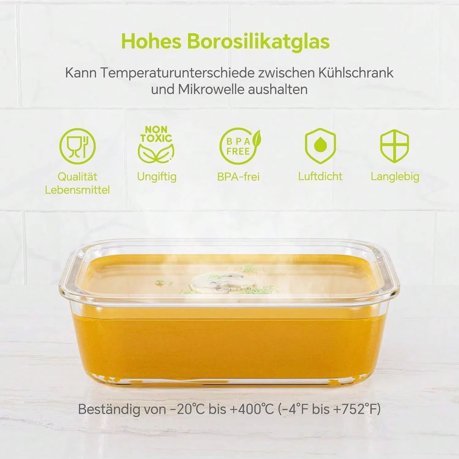 Glass Food Storage Container W – Meal Prep Plan Bewertung und Preis