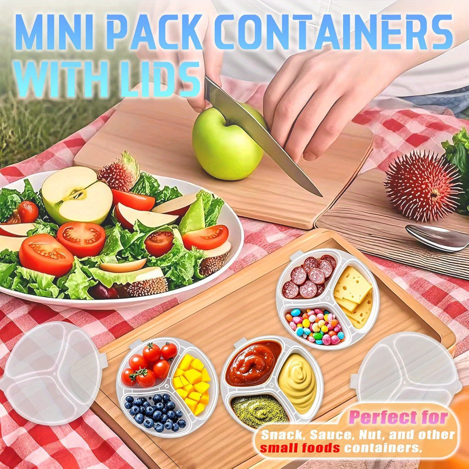 Round 3-Compartment Disposable – Meal Prep Restaurant Bewertung und Preis