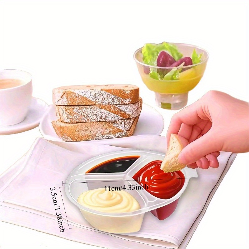 Round 3-Compartment Disposable – Meal Prep Restaurant Bewertung und Preis