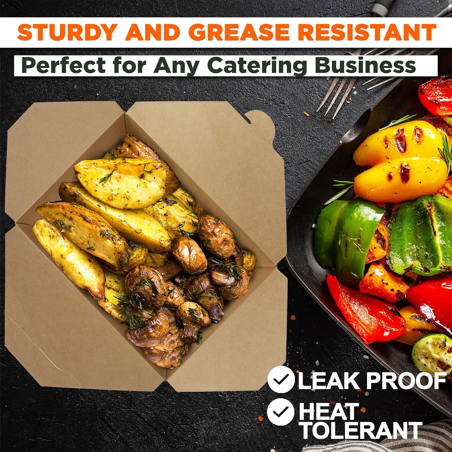 48 oz Paper Take Out Container – Meal Prep Restaurant Bewertung und Preis