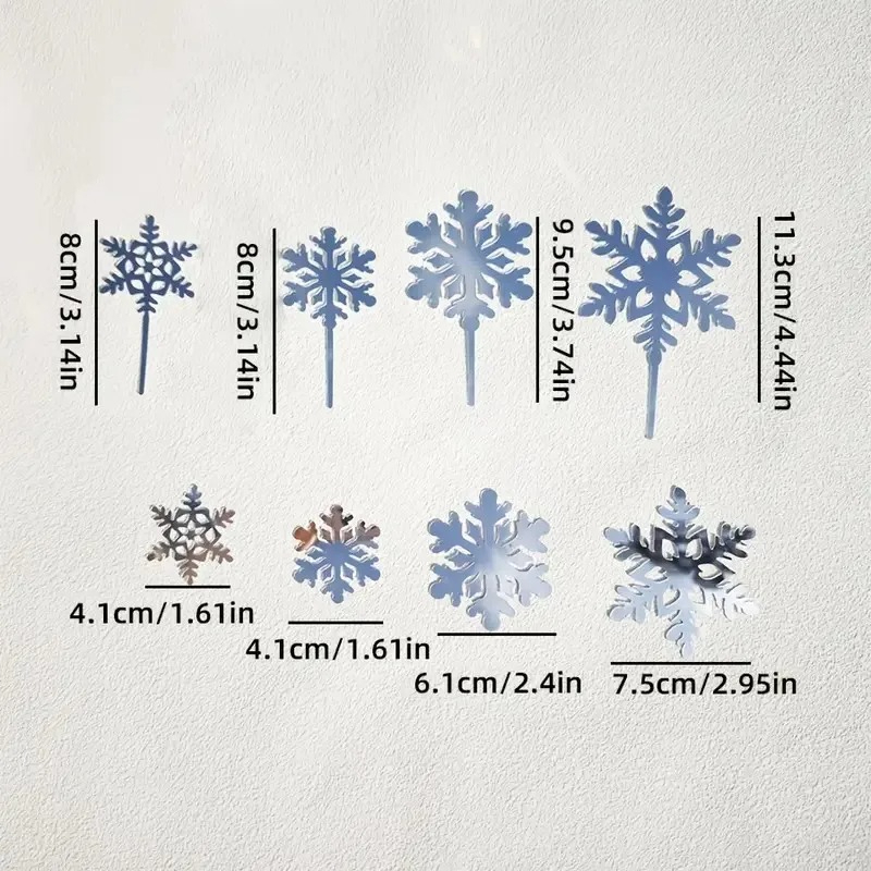 16pcs Snowflake Cupcake Topper – Meal Prep Frozen Bewertung und Preis