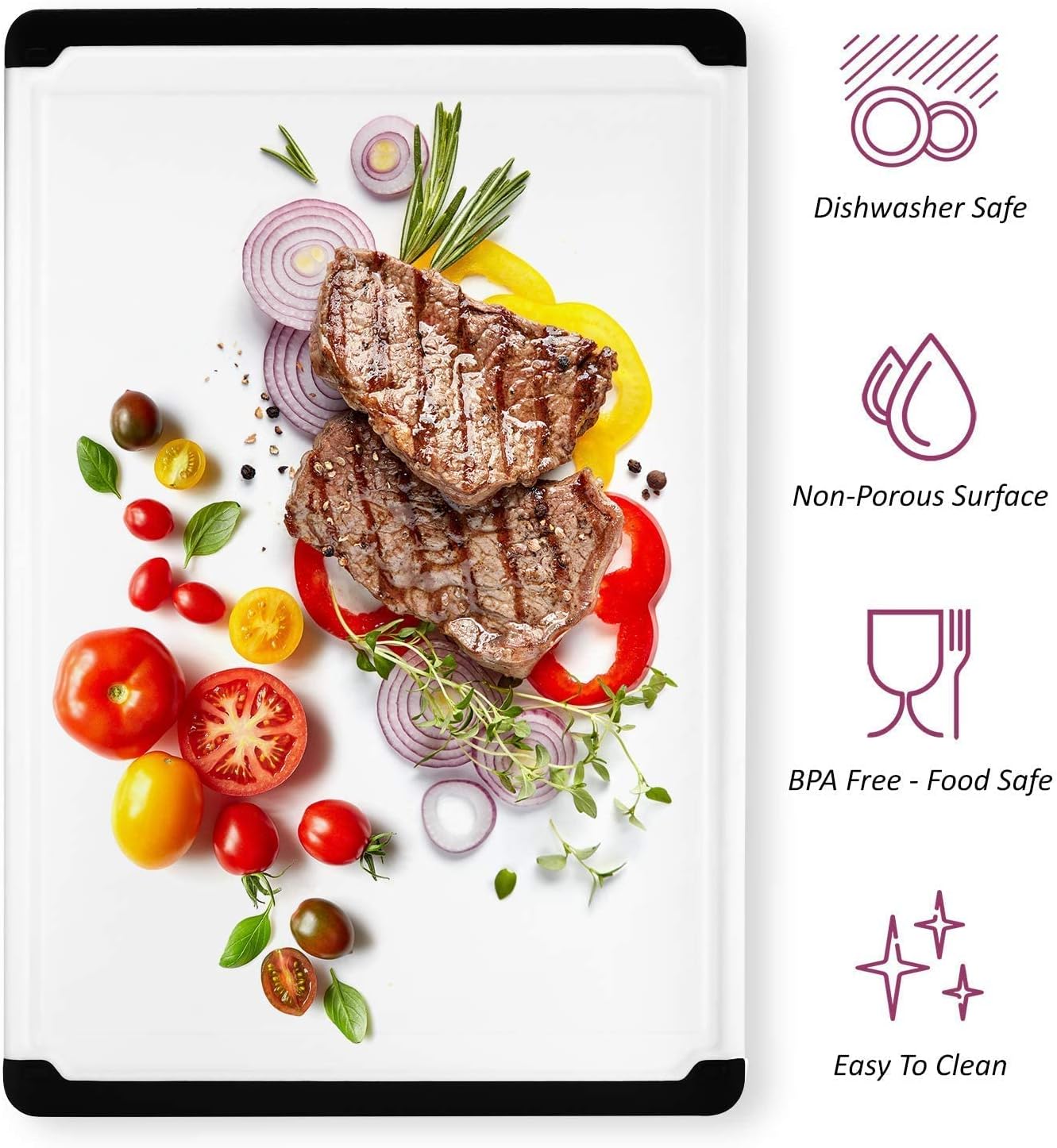 Extra Large Plastic Cutting Bo – Meal Prep Cutting Bewertung und Preis