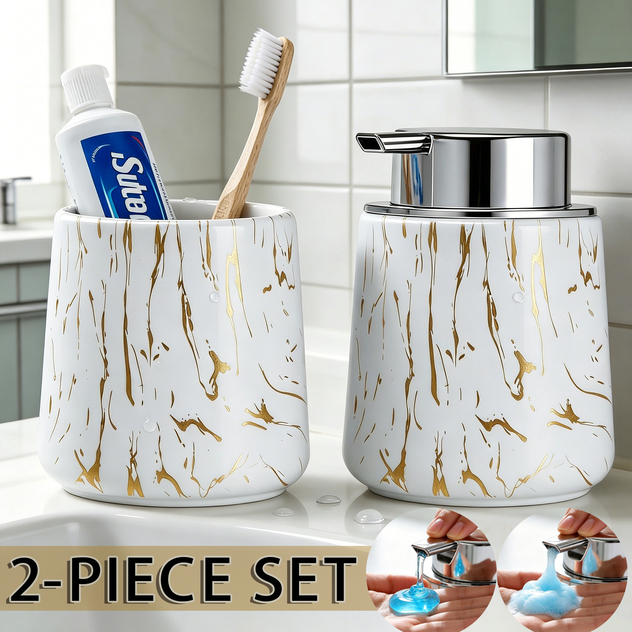 Elegant Bathroom Foam Soap Dis – Meal Prep Organizer Bewertung und Preis
