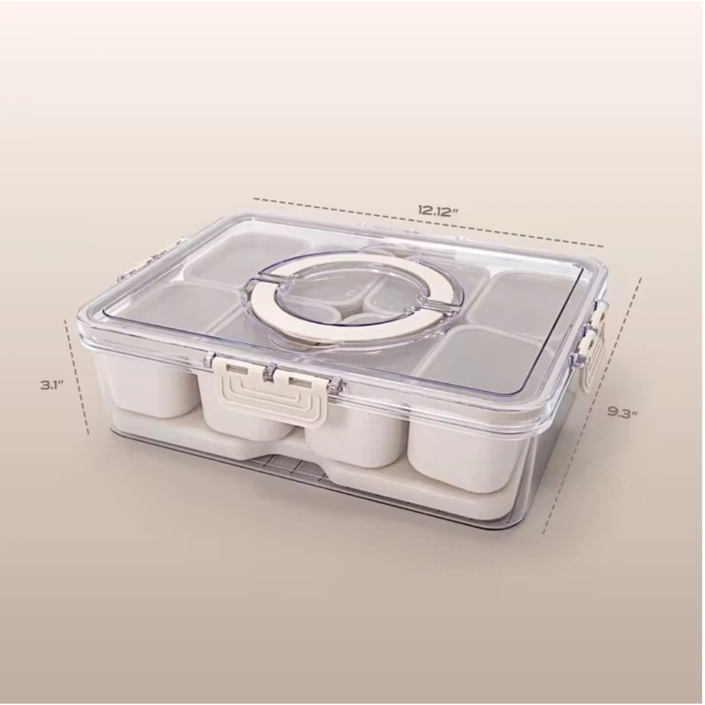 8-Compartment Snack Box Food S – Meal Prep Or Prep Meal Bewertung und Preis
