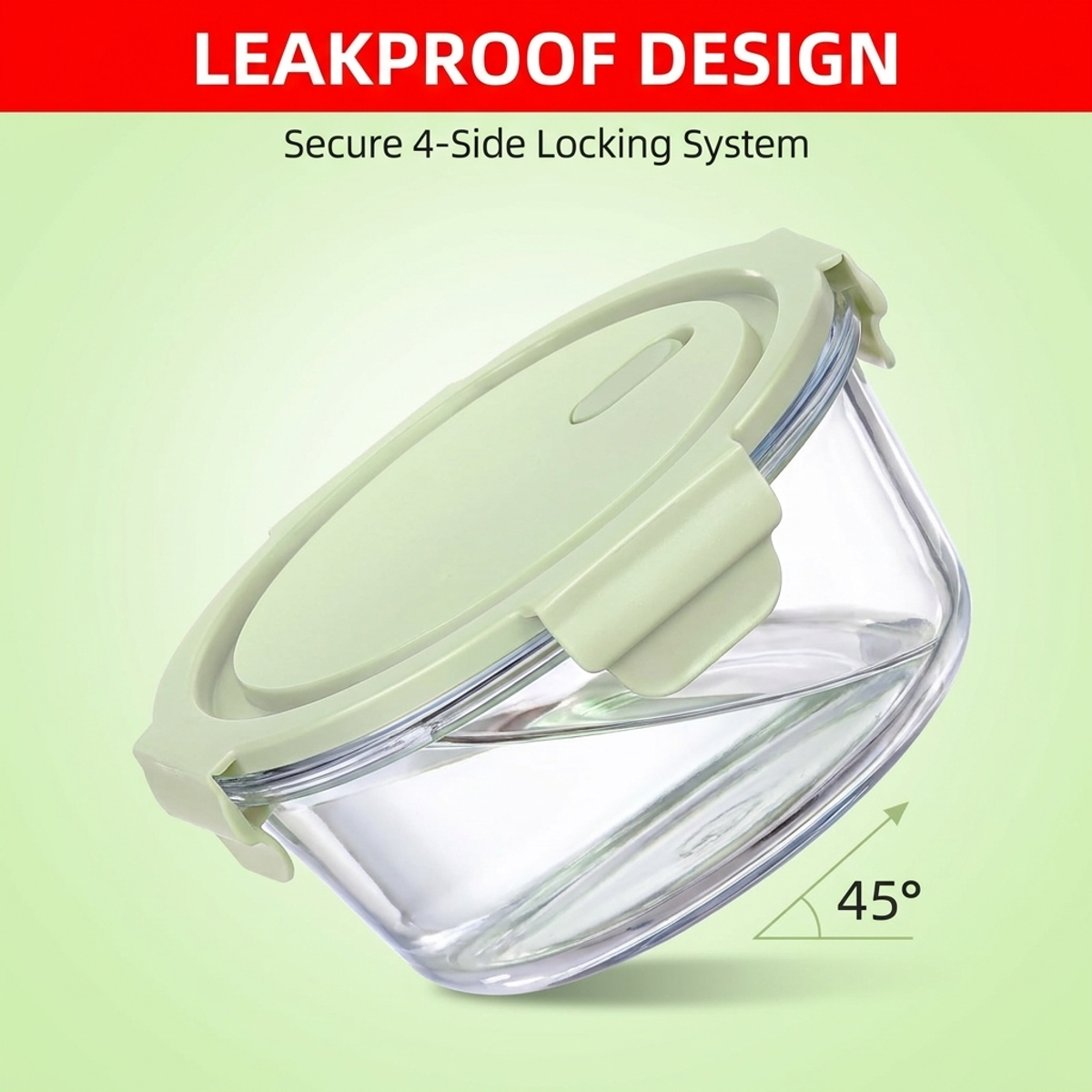 Leakproof Matcha Green Glass L – Meal Prep Plan Bewertung und Preis