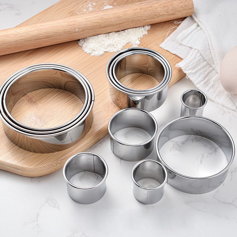 5pcs Round Biscuit Mold Stainl – Food Prep Mat Bewertung und Preis