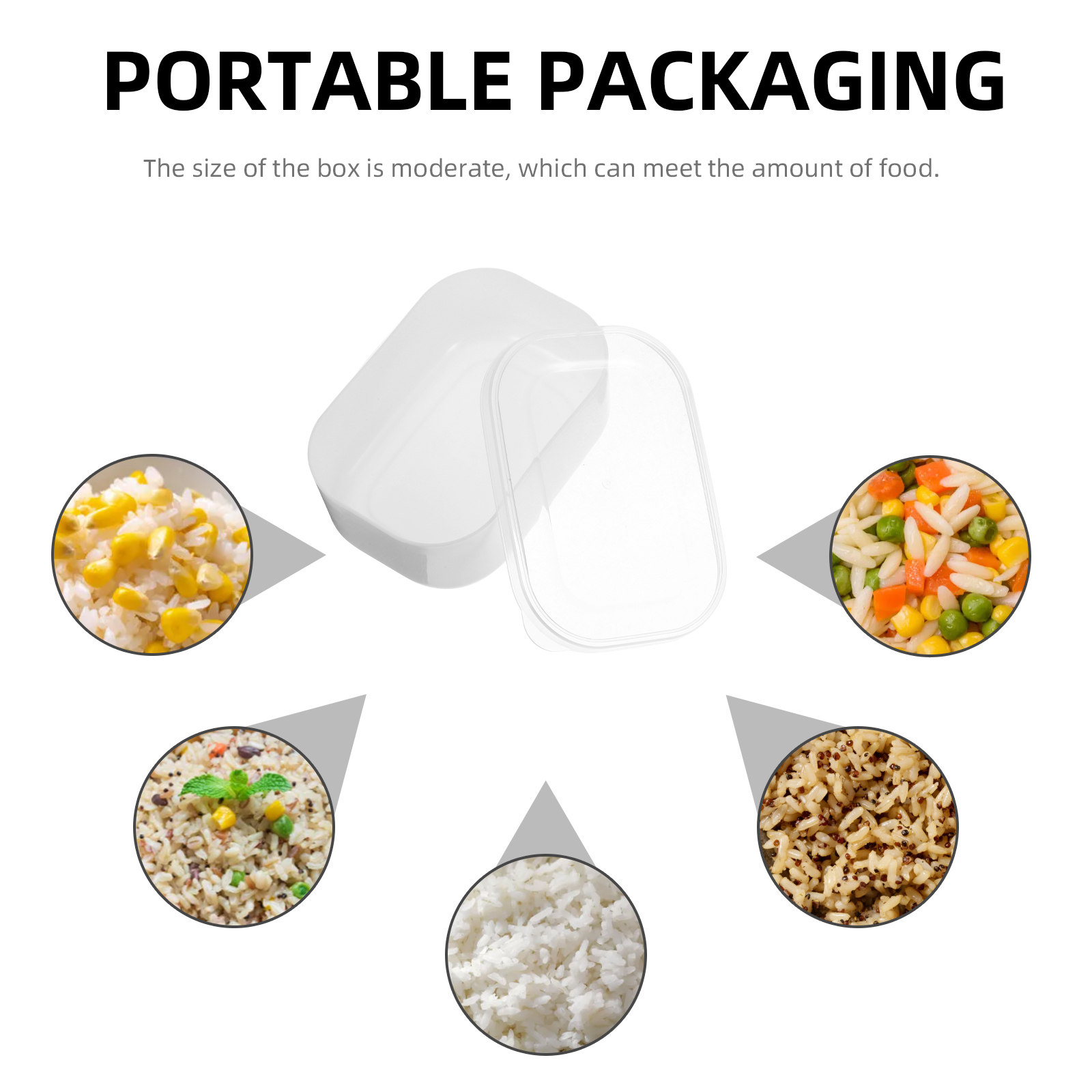 5Pcs Rice Portion Control Stor – Meal Prep Healthy Lunch Bewertung und Preis
