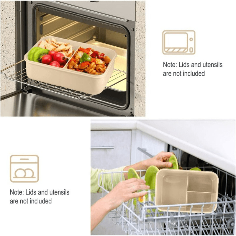 1PC Microwaveable Divided Lunc – Meal Prep Or Prep Meal Bewertung und Preis