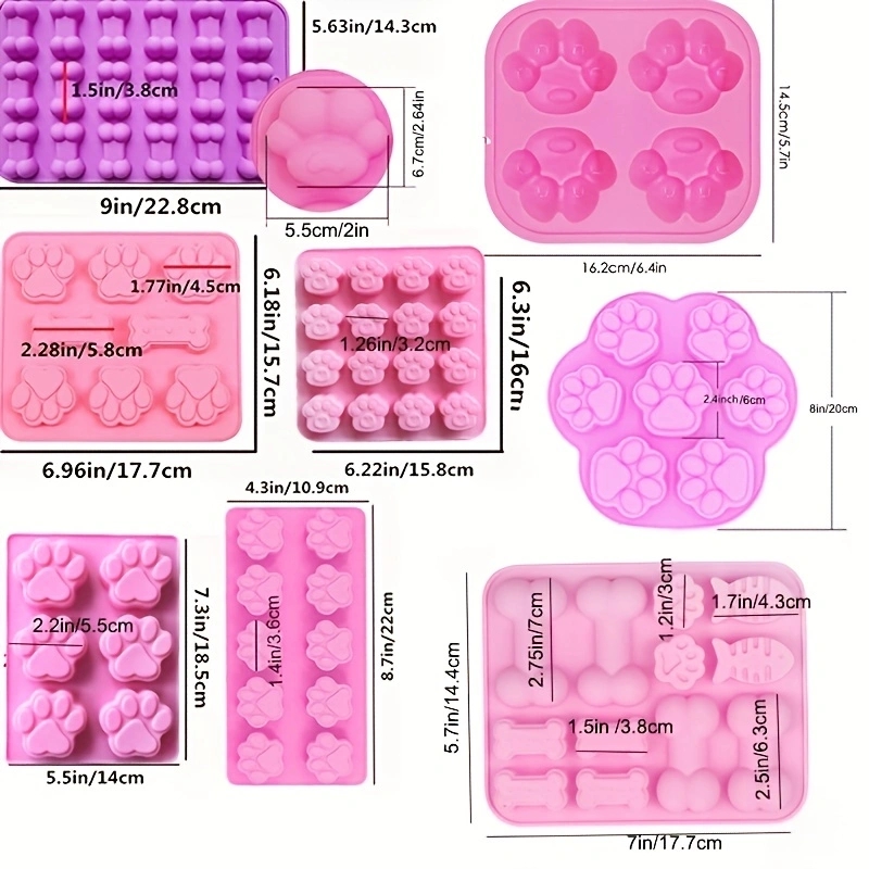 Dog Paw Bone Mold Pet Frozen T – Meal Prep Frozen Bewertung und Preis