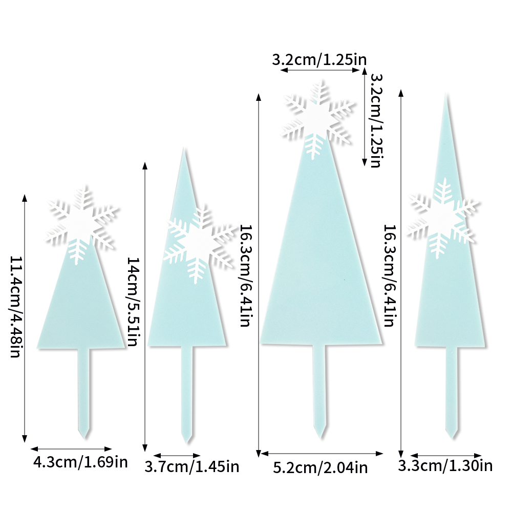 Acrylic Tree Snowflake Castle  – Meal Prep Frozen Bewertung und Preis